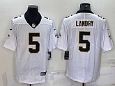 Nike Saints 5 Jarvis Landry White Vapor Untouchable Limited Jersey,baseball caps,new era cap wholesale,wholesale hats